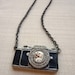 Crystal Camera Necklace
