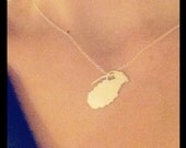 Silver Grenade Necklace