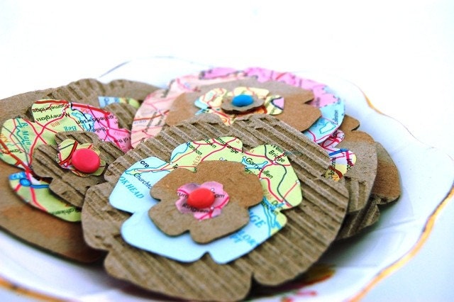 The World Over Handmade Cardboard Flowers