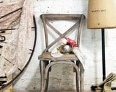 Painted Cottage Chic Shabby Farmhouse Chair CH220
