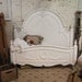 Painted Cottage Chic Shabby White Queen Romance Bed BD205