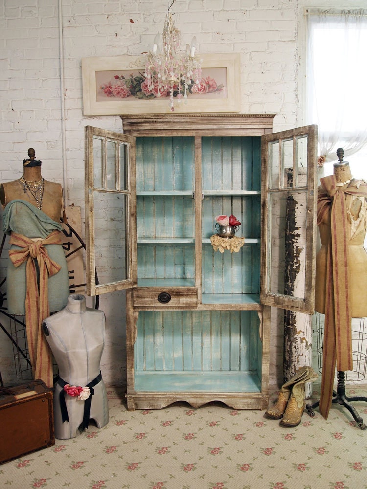 Painted Cottage One of A Kind Farmhouse Cabinet CC280