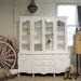 RESERVE TARA Painted Cottage Chic Shabby White Romantic China Cabinet CC318