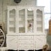 RESERVE TARA Painted Cottage Chic Shabby White Romantic China Cabinet CC318