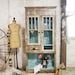 Painted Cottage Chic Shabby Hand Made Farmhouse Cabinet CC328