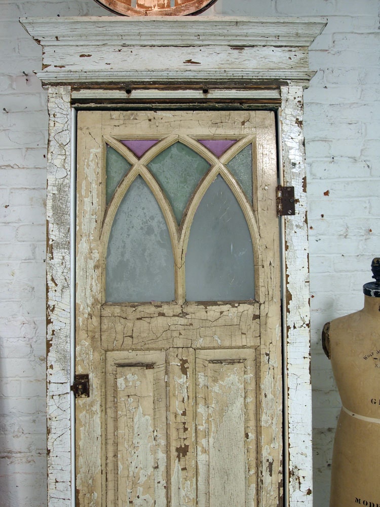Painted Cottage Chic Shabby Hand Made Farmhouse Cabinet CC336