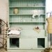 RESERVE ANNE Painted Cottage Chic Shabby Mint Green Farmhouse Hutch CC340
