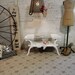 Painted Cottage Chic Shabby  White Romantic Coffee Table CFT236
