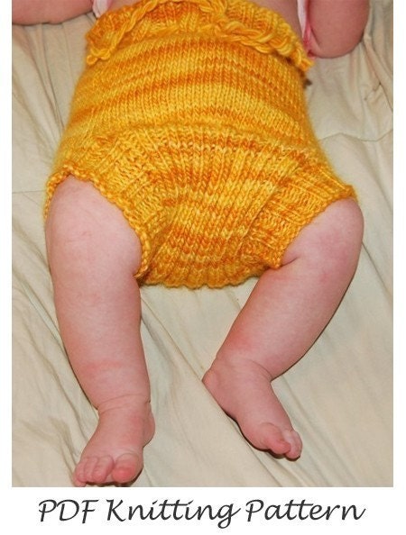 PDF Knitting Pattern - Butt Knits Traditional Wool Soaker