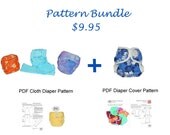 PDF Pattern Bundle - Cloth Diaper and Diaper Cover