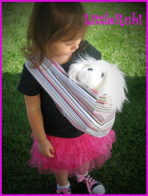 New  Doll pet baby carrier sling pouch toy kid toddler