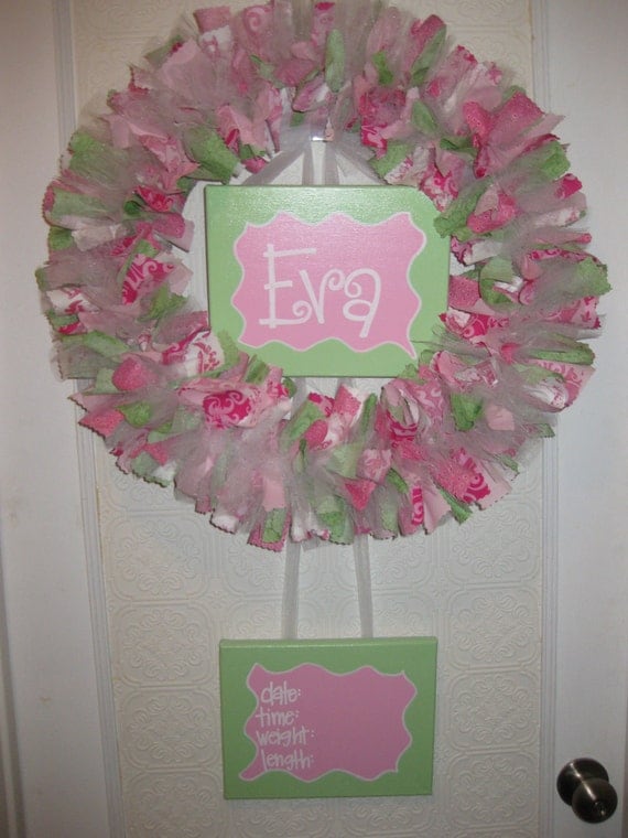 Reserved for Dawn Arnold-Boy and Girl wreaths