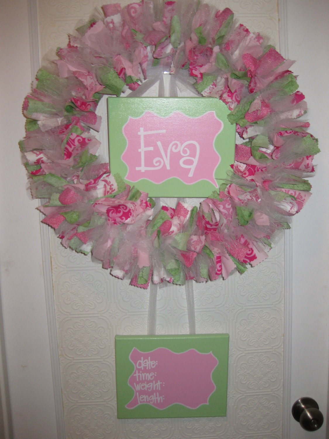 Reserved for Dawn Arnold-Boy and Girl wreaths