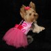 Pink Kisses Tutu Harness Dog Dress - Limited Edition