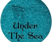 Teal Mineral Eyeshadow Pigment 3 Gram Sifter Jar UNDER THE SEA