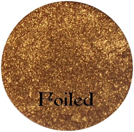 Metallic Gold Eyeshadow 3 gram Jar FOILED Mineral Makeup