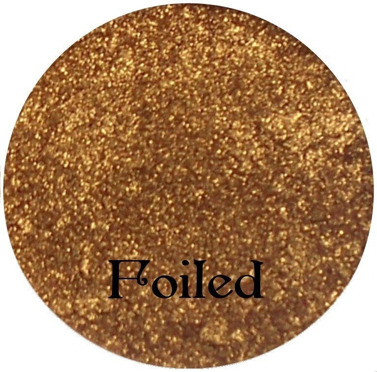 Metallic Gold Eyeshadow 3 gram Jar FOILED Mineral Makeup