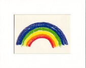 Rainbow Matted Print 8 x 10