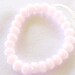 Czech Baby Pink Rondels, 6mm, 25 pieces per package