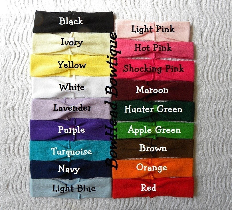 Nylon Interchangeable Headband for Baby and Toddler