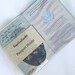 Vintage Aeroplane Blueprint  PASSPORT COVER
