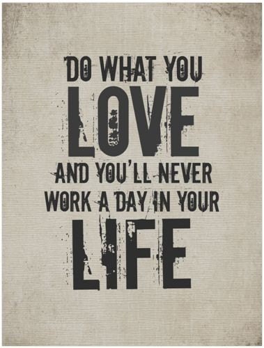 Quote / Work / Life / DIGITAL Typography Poster