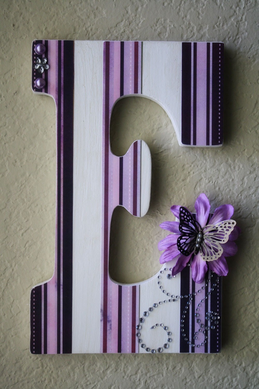 Wooden Wedding Initial Monogram Letters