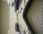 Wooden Wedding Initial Monogram Bridal Letters