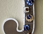Boys Nursery Wall Letter or Shelf Monogram