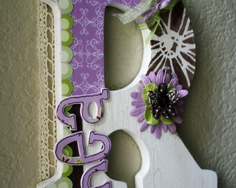 Large Nursery Wall or Table Monogram Letters