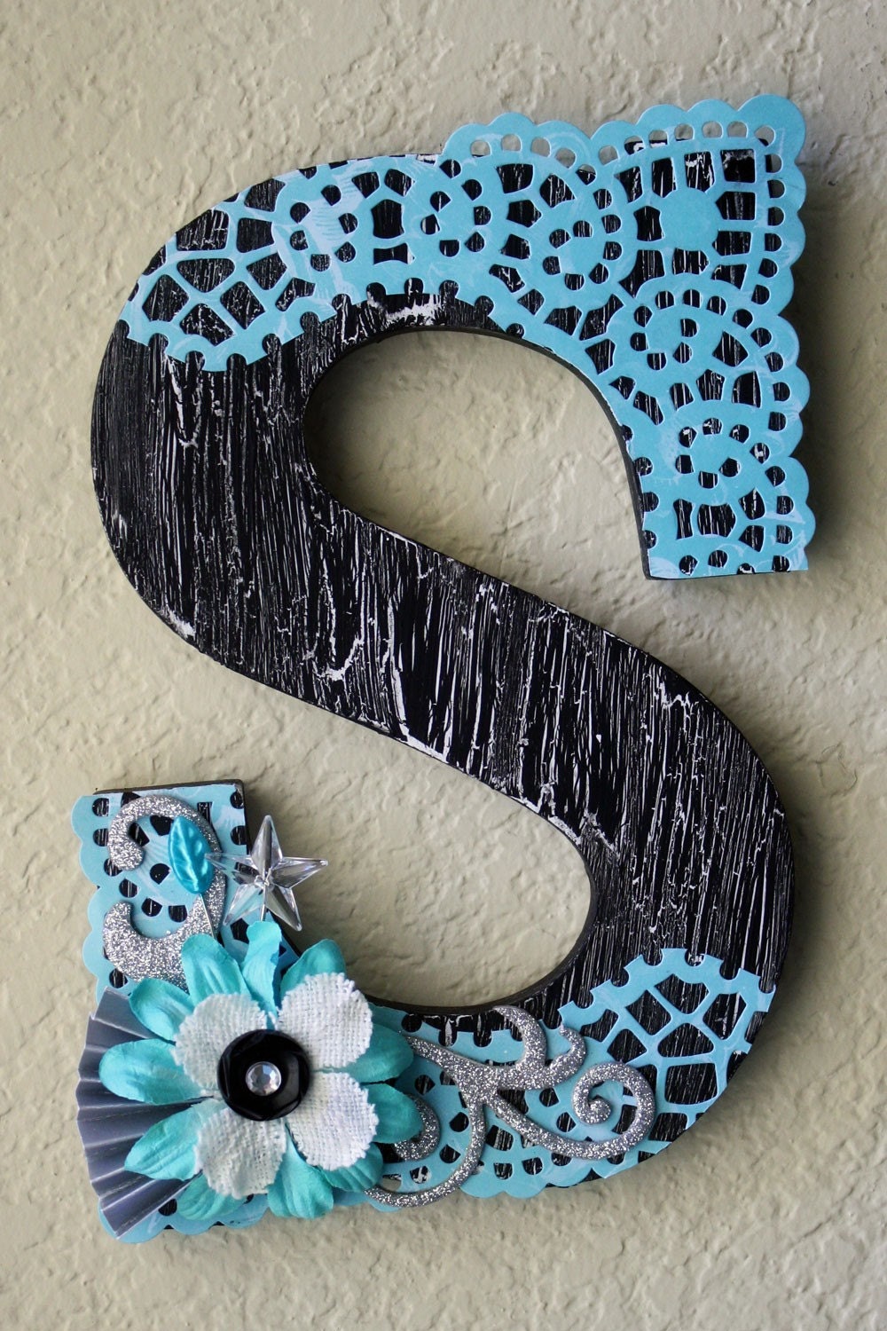 Personalized Antique Vintage Boutique Wall Letter