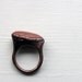 Mens Copper Ring Rusted Red Pebble Metal Organic Raw Modern Rocker Handmade