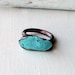 Copper Ring Turquoise December Birthstone Handmade Ring Simple Raw Modern Organic Robins Egg Blue