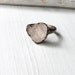 Morganite Copper Ring Pale Pink Peach Gem Stone Beryl Artisan Raw Gem Organic Oxidized For her