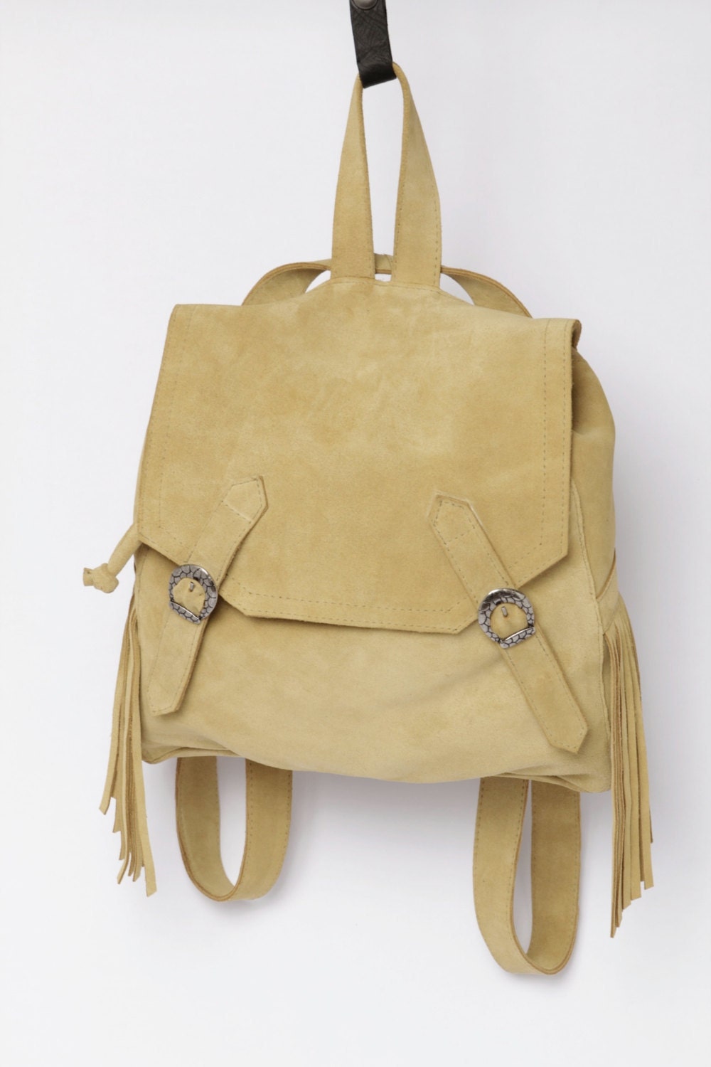 Apache suede backpack in yellow