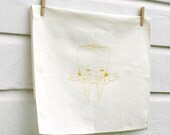 SALE Tea Towel Limited Edition Sweet Tooth Print - pannikin SALE Tea Towel Limited Edition Sweet Tooth Print - pannikin