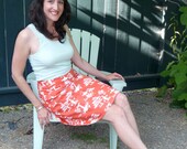 Organic Cotton Japanese Print A-line Skirt