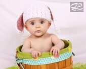INSTANT DOWNLOAD Crochet Pattern Bunny Hat (Includes 4 Sizes: Preemie to 3 Years) Permission to sell all finished items