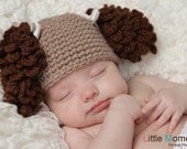 INSTANT DOWNLOAD Crochet Pattern Floppy-Ear Puppy Hat  (Includes 5 Sizes: Newborn to Adult ) Permission to sell all finished items