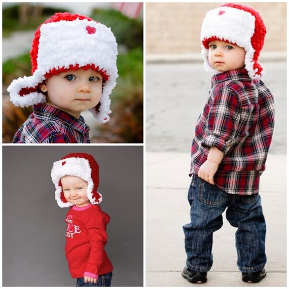 CROCHET PATTERN - Nubby Aviator Hat 6 sizes included - Welcome to sell all finished items.