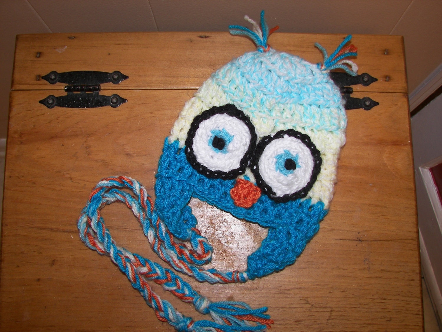 OWL baby beanie- perfect for TWINS or siblings