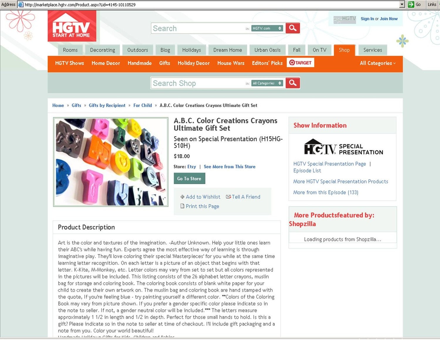 Alphabet Crayons -- Featured on HGTV Special -- Complete Set of Alphabet Letters and Storage Pouch