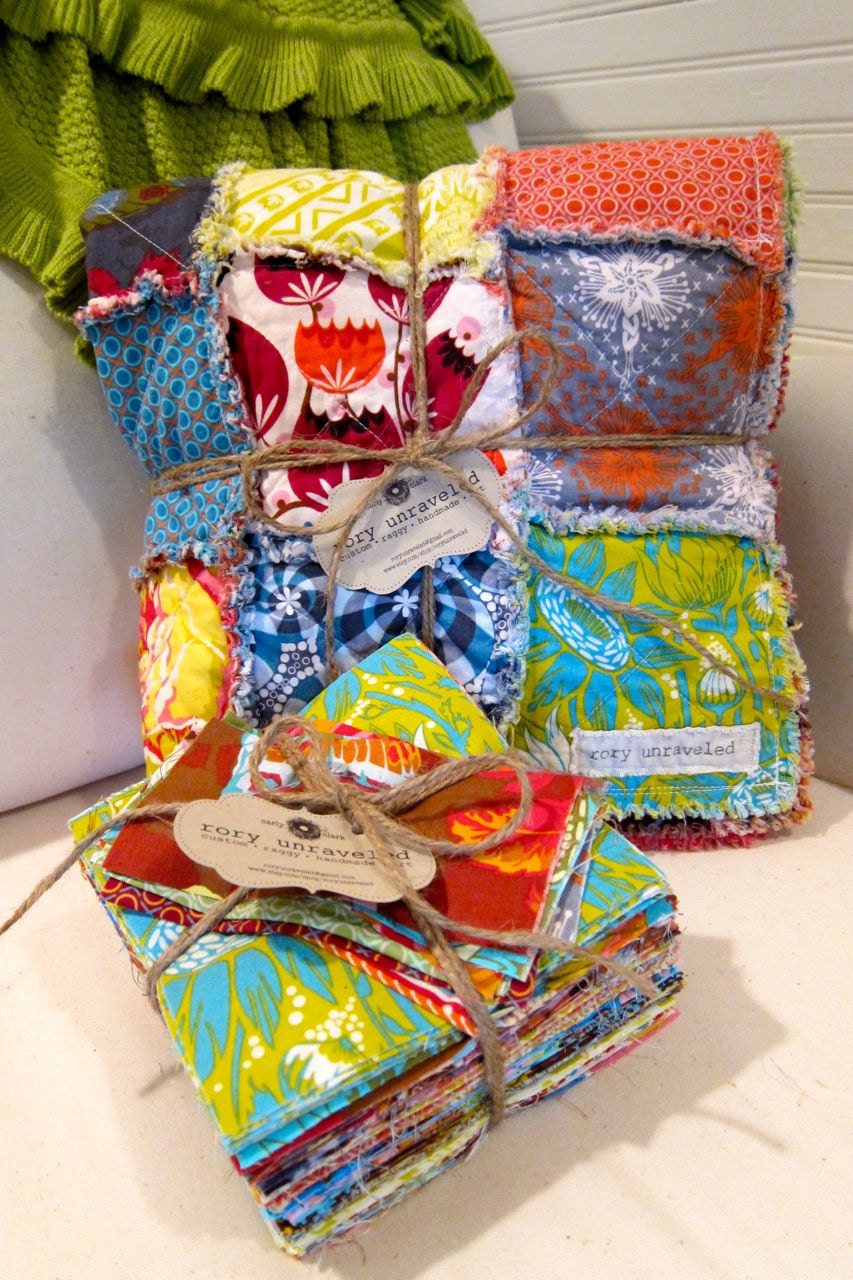DIY Lou Lou Rag Quilt KIT - Throw Size