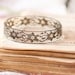 Vintage Lace Resin Bangle Bracelet Handmade OOAK Rare and Limited