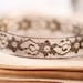 Vintage Lace Resin Bangle Bracelet Handmade OOAK Rare and Limited