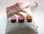 Mini Cupcakes Drawstring Bag / Pouch