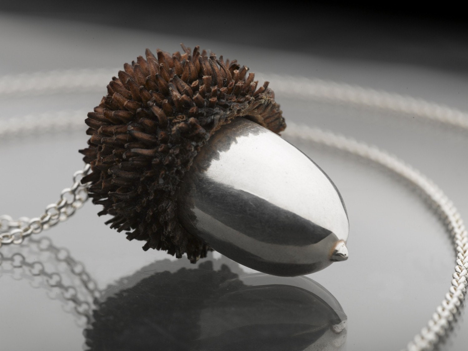 Sterling Silver Acorn necklace