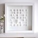 Personalized White Hearts
