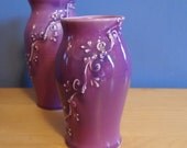 medium classical vase in foxglove