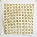Modern Mustard Hand Printed Tea Towel Huge 30"x30"